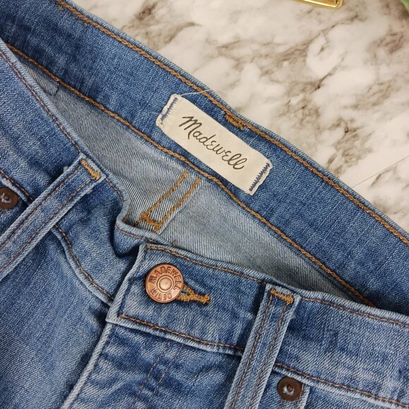 MADEWELL jeans women's size 28 high rise skinny destructed - Picture 4 of 8